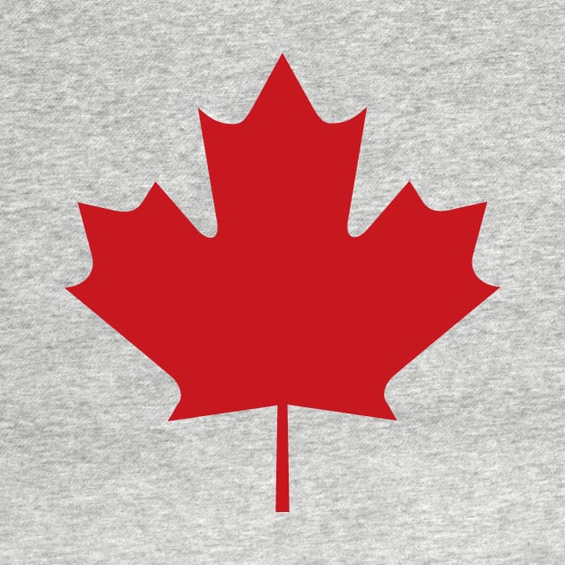 Image: Canada maple leaf (red) by itemful